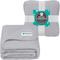 Show in main carousel: PetAmi Sherpa Fleece Waterproof Waffle Cat & Dog Blanket, Light Gray, Medium  slide 3 of 9