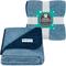 Show in main carousel: PetAmi Sherpa Fleece Waterproof Waffle Cat & Dog Blanket, Navy/Blue, Large  slide 3 of 9