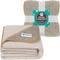 Show in main carousel: PetAmi Sherpa Fleece Waterproof Waffle Cat & Dog Blanket, Taupe/Beige, Large  slide 2 of 8