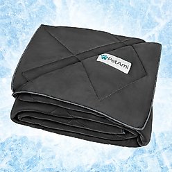 PetAmi Soft Cooling Cat & Dog Blanket, Grey, Medium 