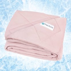 PetAmi Soft Cooling Cat & Dog Blanket, Pink, Medium 