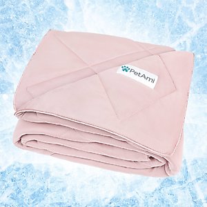 PetAmi Soft Cooling Cat & Dog Blanket, Pink, Medium 