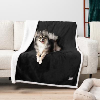 Show full view: PetAmi Waterproof Dog Blanket, Black, 50 x 40-in slide 4 of 12