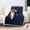 Show in main carousel: PetAmi Waterproof Dog Blanket, Blue, 50 x 40-in slide 4 of 12