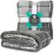 Show in main carousel: PetAmi Waterproof Dog Blanket, Plaid Light Grey, 60 x 40-in slide 2 of 9