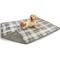Show in main carousel: PetAmi Waterproof Dog Blanket, Plaid Taupe, Large slide 1 of 9