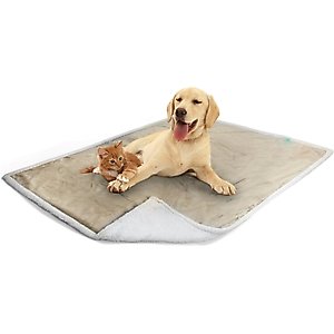 PetAmi Waterproof Dog Blanket, Taupe, 50 x 40-in