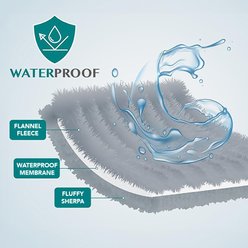 PetAmi Waterproof Dog Blanket, Taupe, Queen slide 2 of 9