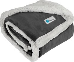 PetAmi Waterproof Dog Blanket, White & Gray, Medium slide 1 of 9
