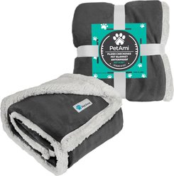 PetAmi Waterproof Dog Blanket, White & Gray, Medium slide 2 of 9