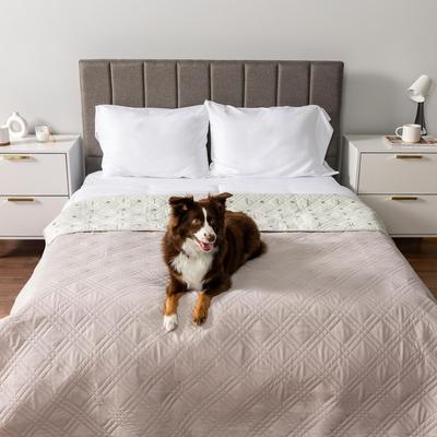 Show full view: PetAmi Waterproof Non-Skid Back Furniture Protector Cover, Beige, 102 x 82-in slide 2 of 11