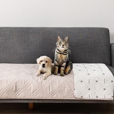 Show full view: PetAmi Waterproof Non-Skid Back Furniture Protector Cover, Beige, 30 x 70-in slide 8 of 10