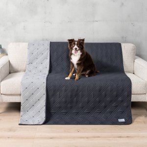 PetAmi Waterproof Non-Skid Back Furniture Protector Cover, Gray, 52 x 82-in