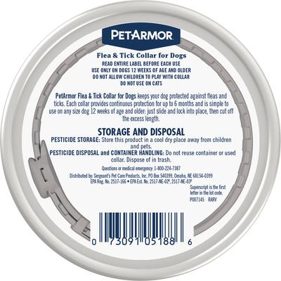 Show full view: PetArmor Flea & Tick Collar for Dogs, 2 Collars (12-mos. supply) slide 2 of 6