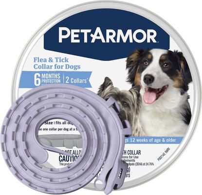 Show full view: PetArmor Flea & Tick Collar for Dogs, 2 Collars (12-mos. supply) slide 4 of 6