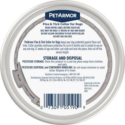 Show full view: PetArmor Flea & Tick Dog Collar, 1 collar (6-mos. supply) slide 2 of 6