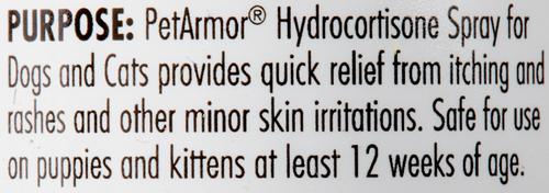 Show full view: PetArmor Hydrocortisone Quick Relief Spray for Dogs & Cats, 4-fl oz bottle slide 10 of 12