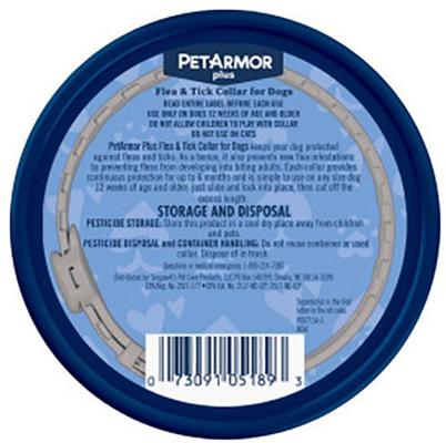 Show full view: PetArmor Plus Flea & Tick Collar for Dogs, 2 Collars (12-mos. supply) slide 2 of 7