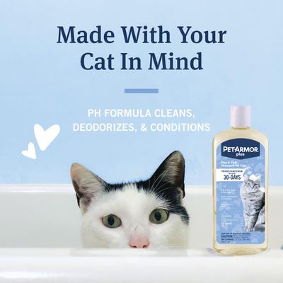 Show full view: PetArmor Plus Flea & Tick Shampoo for Cats, 12-fl oz bottle slide 3 of 7