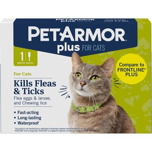 PetArmor Plus Flea & Tick Spot Treatment for Cats, over 1.5 lbs, 1 count