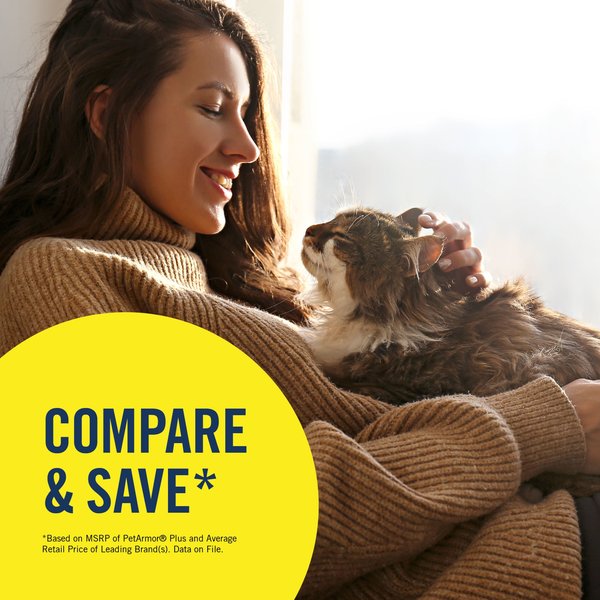 PetArmor Plus Flea & Tick Spot Treatment for Cats, over 1.5 lbs