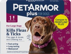 PetArmor Plus Flea & Tick Spot Treatment for Dogs, 45-88 lbs, 1 count