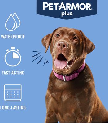Show full view: PetArmor Plus Flea & Tick Spot Treatment for Dogs, 45-88 lbs, 12 Doses (12-mos. supply) slide 3 of 10