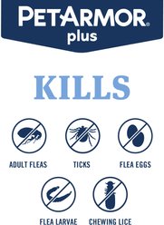 PetArmor Plus Flea & Tick Spot Treatment for Dogs, 45-88 lbs, 6 Doses (6-mos. supply) slide 2 of 9