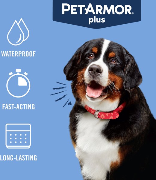 PetArmor Plus Flea & Tick Spot Treatment for Dogs, 89-132 lbs