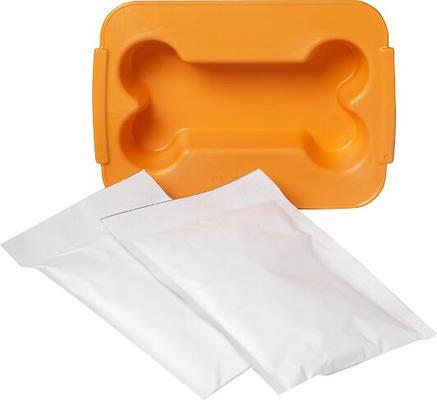 Show full view: PetCakes Carob Flavor Microwavable Halloween Cake Mix Kit with Bone Shaped Dog Treat Pan, 6-oz bag slide 4 of 7