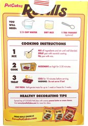 PetCakes Cheese Flavor Microwavable Mix Refills Dog Treats, 6-oz box slide 2 of 3