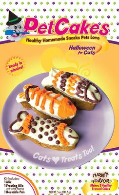 Show full view: PetCakes Halloween Cake Kit Cat Treats, 6.6-oz box slide 1 of 5