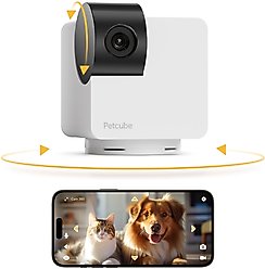 Petcube Cam 360 Wi-Fi Pet Camera, White