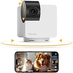 Petcube Cam 360 Wi-Fi Pet Camera, White