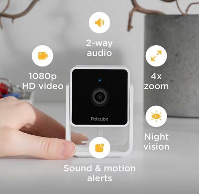 Show full view: Petcube Cam HD Monitoring with Vet Chat Pet Camera, 3 count slide 3 of 7
