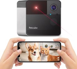 Petcube Play 2 Play Wi-Fi Pet Camera, Matte Silver