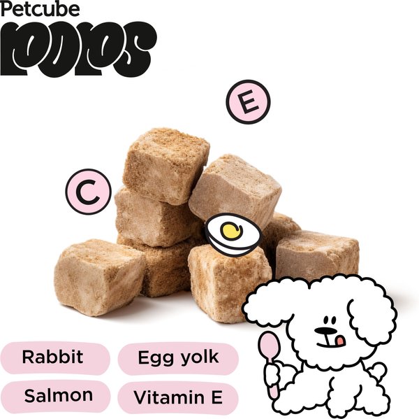 Petcube Pops Rabbit Flavor Natural Dog Chew Treats, 5.6-oz bag