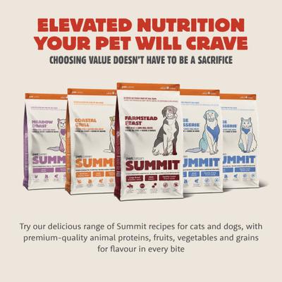 Show full view: Petcurean Summit Farmstead Feast Adult Dry Dog Food, 5-lb bag slide 10 of 11