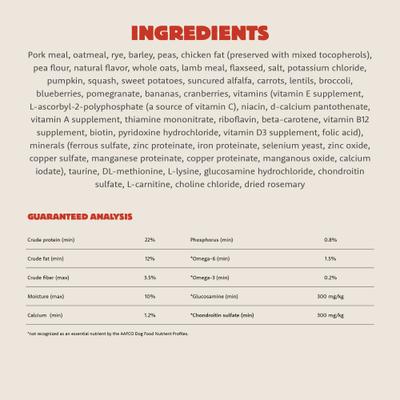 Show full view: Petcurean Summit Farmstead Feast Adult Dry Dog Food, 5-lb bag slide 8 of 11