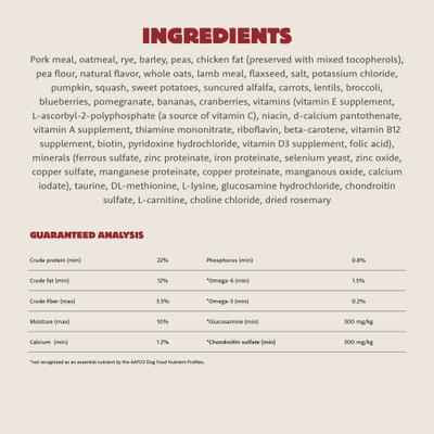 Show full view: Petcurean Summit Farmstead Feast Large Breed Adult Dry Dog Food, 25-lb bag slide 8 of 11