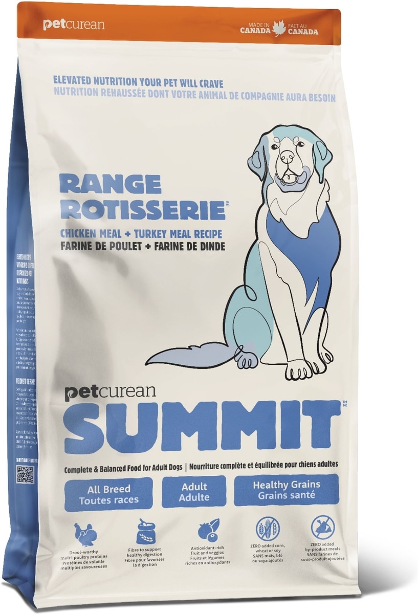 PETCUREAN SUMMIT Range Rotisserie Adult Dry Dog Food, 25-lb bag