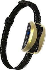 Petdiary Rechargeable Static Dog Bark Collar, Gold