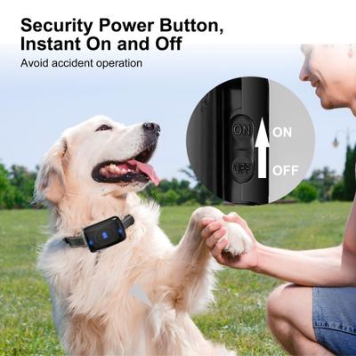 Show full view: Petdiary 2000-ft Range Vibrating IPX7 Waterproof with Remote No Shock Dog Training Collar, Medium, Black slide 4 of 9