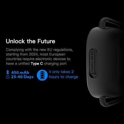 Show full view: Petdiary 5 Training Mode Waterproof TFT Color Screen Dog Static Bark Collar, Black slide 6 of 11