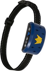 Petdiary B320 Rechargeable Static Dog Bark Collar, Blue, Small