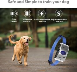 Petdiary B340 Rechargeable Dog Bark Collar, Small, Silver slide 2 of 8