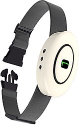 Petdiary B360 Rechargeable Static Dog Bark Collar, White, Small