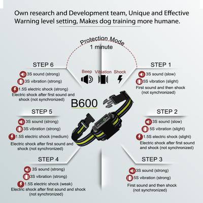 Show full view: Petdiary B600 Waterproof Dog Bark Collar, Black slide 5 of 11