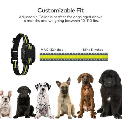Show full view: Petdiary B600 Waterproof Dog Bark Collar, Black slide 7 of 11