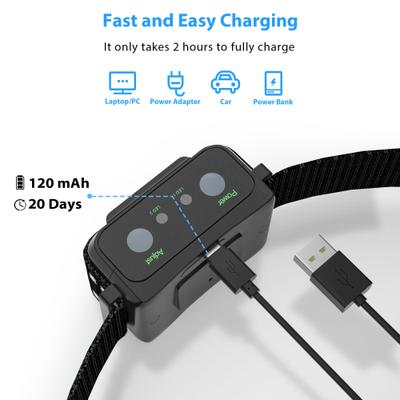 Show full view: Petdiary Deterrent Adjustable Spray Level with Spray Refill Dog Collar, Black slide 4 of 10